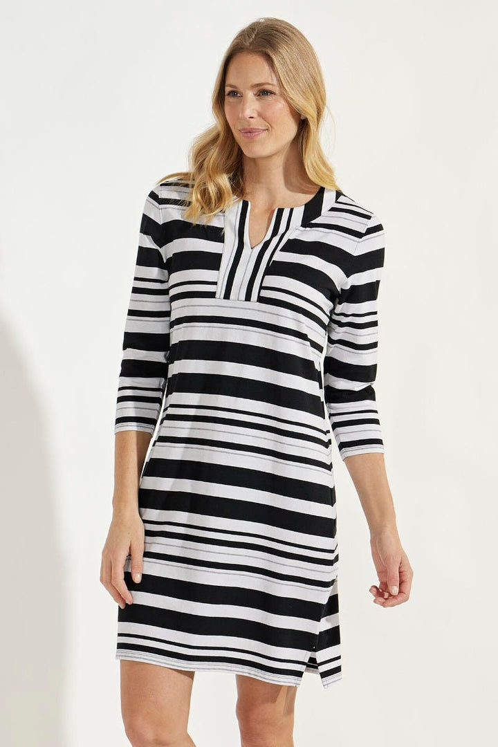 Women's Oceanside Tunic Dress | Black/Grey