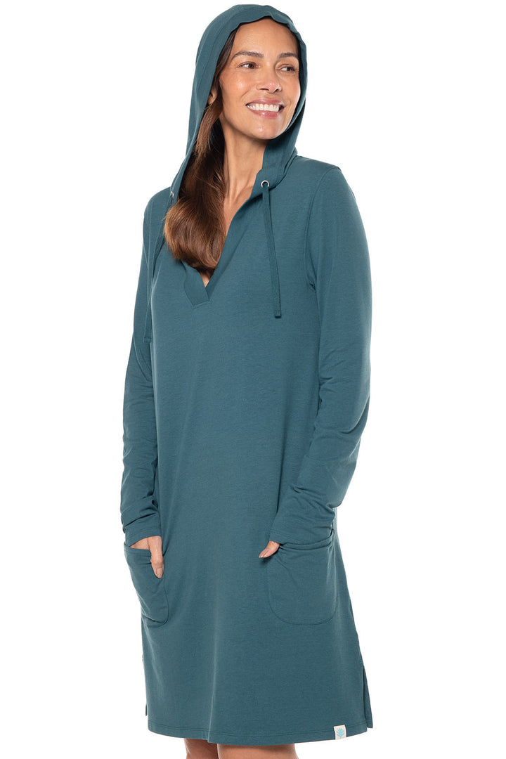 Women's Catalina Beach Cover-Up Dress | Midnight Green