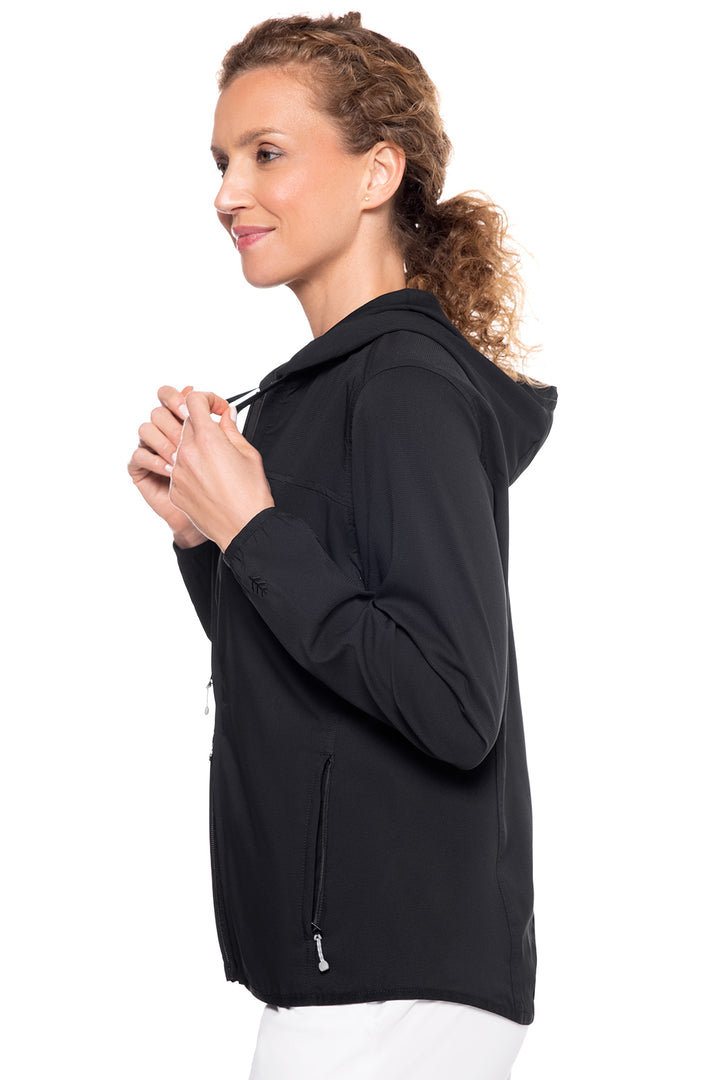 Women's Arcadian Packable Sunblock Jacket | Black