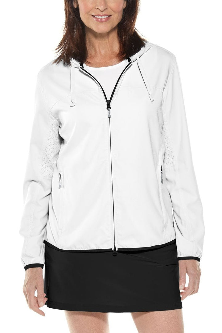 Women's Arcadian Packable Sunblock Jacket | White