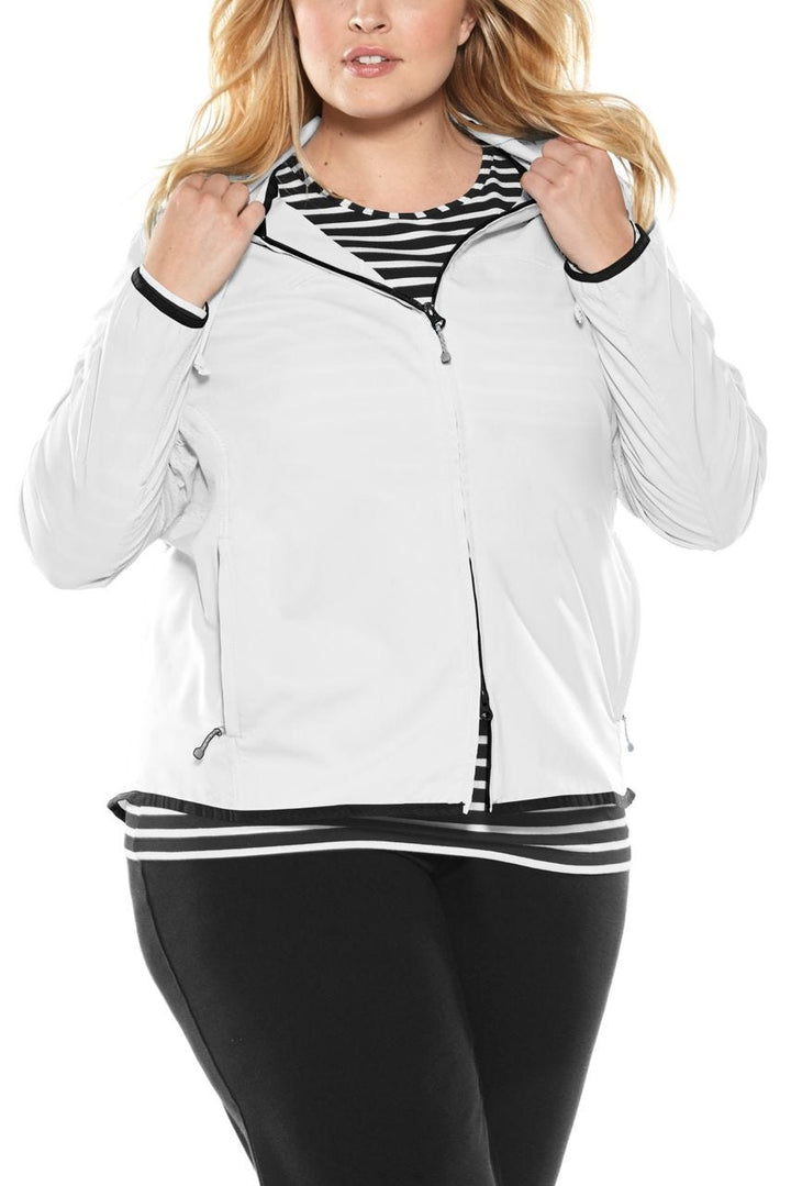 Women's Arcadian Packable Sunblock Jacket | White