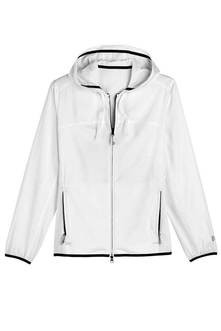 Women's Arcadian Packable Sunblock Jacket | White