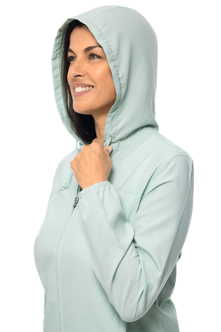 Women's Arcadian Packable Sunblock Jacket | Misty Aqua