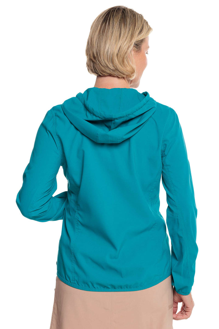 Women's Arcadian Packable Sunblock Jacket | Tahitian Teal