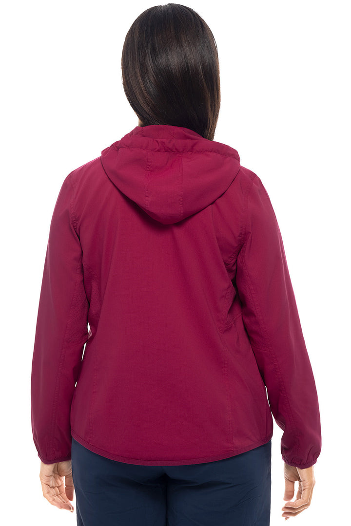 Women's Arcadian Packable Sunblock Jacket | Red Crush