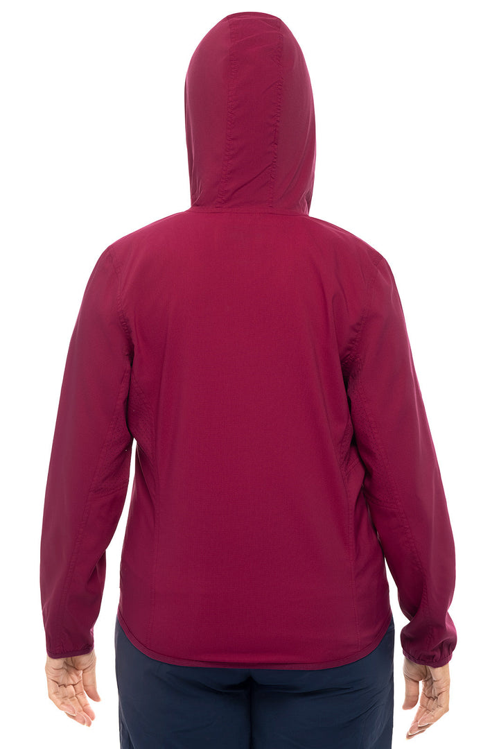 Women's Arcadian Packable Sunblock Jacket | Red Crush