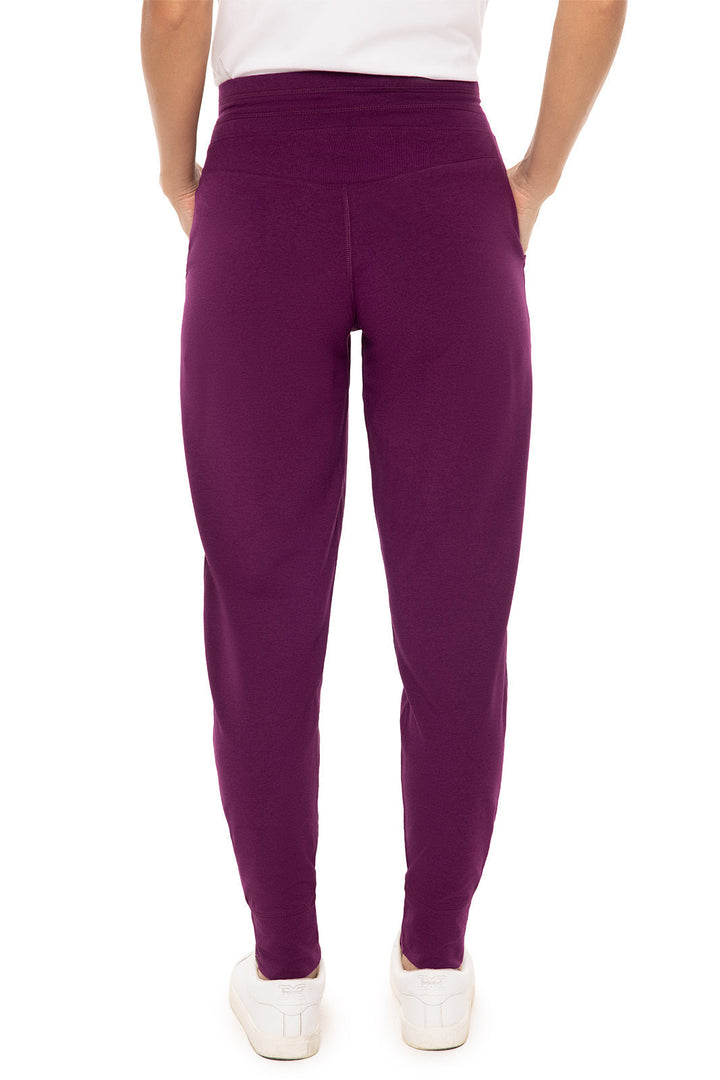 Women's Maho Weekend Pants | Rich Plum