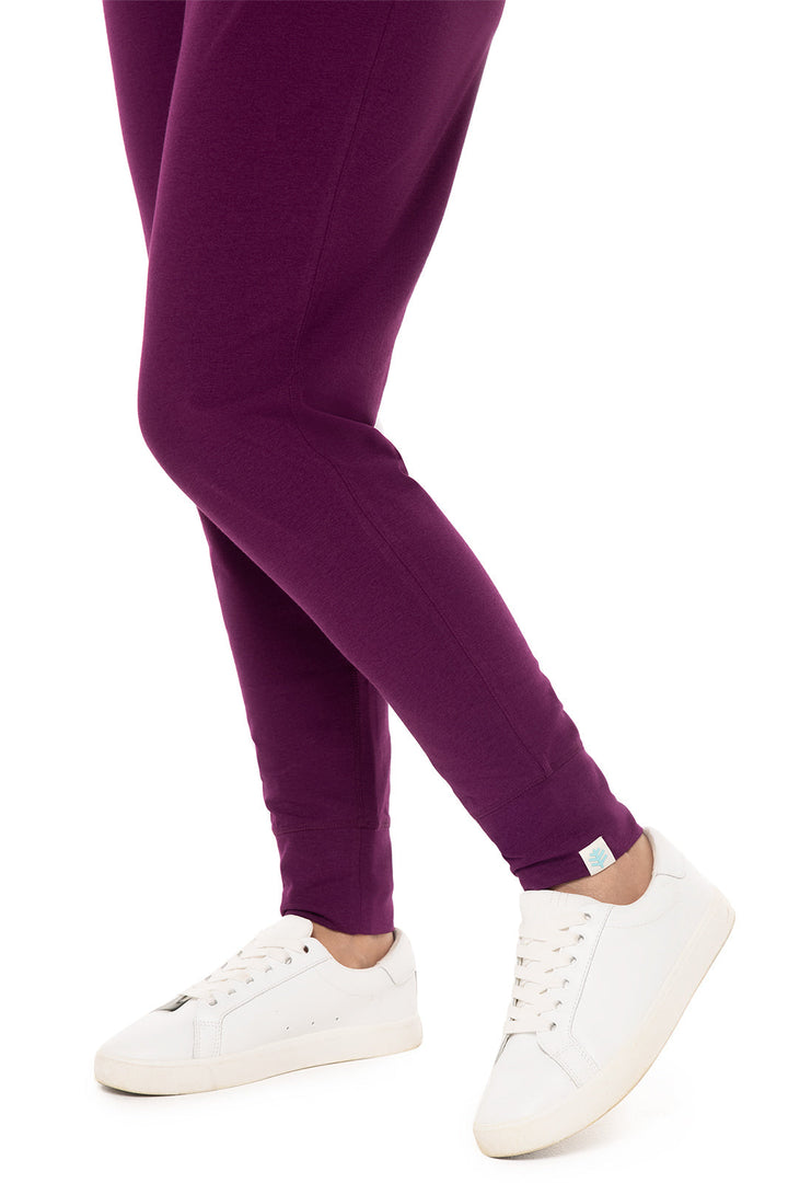 Women's Maho Weekend Pants | Rich Plum