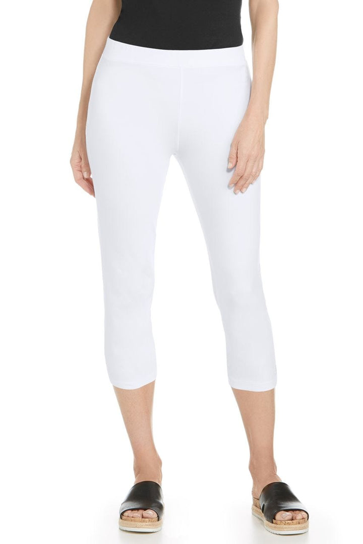 Women's Monterey Summer Capris | White