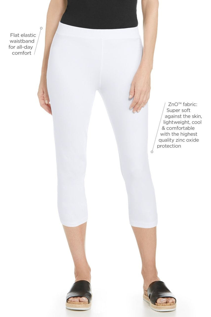 Women's Monterey Summer Capris | White