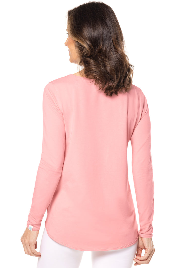 Women's Heyday Side Split Shirt | Peachy Pink