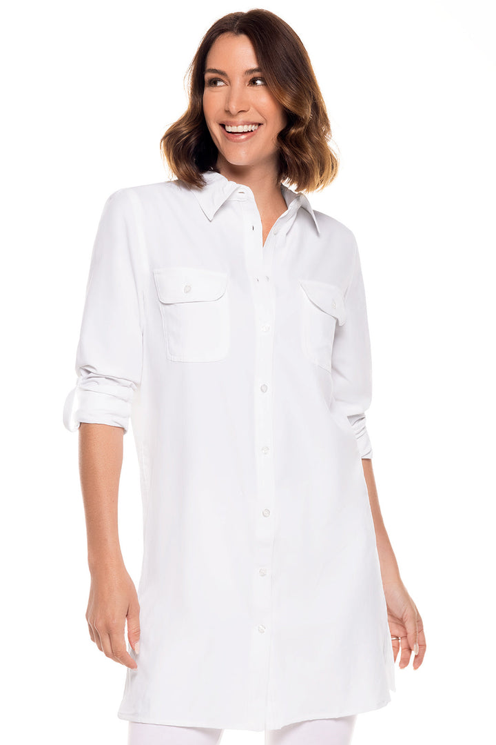 Women's Santorini Tunic Shirt | White