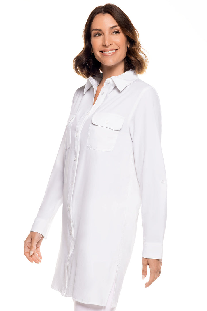 Women's Santorini Tunic Shirt | White