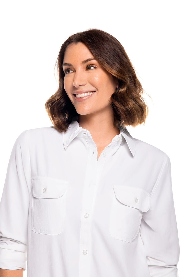 Women's Santorini Tunic Shirt | White