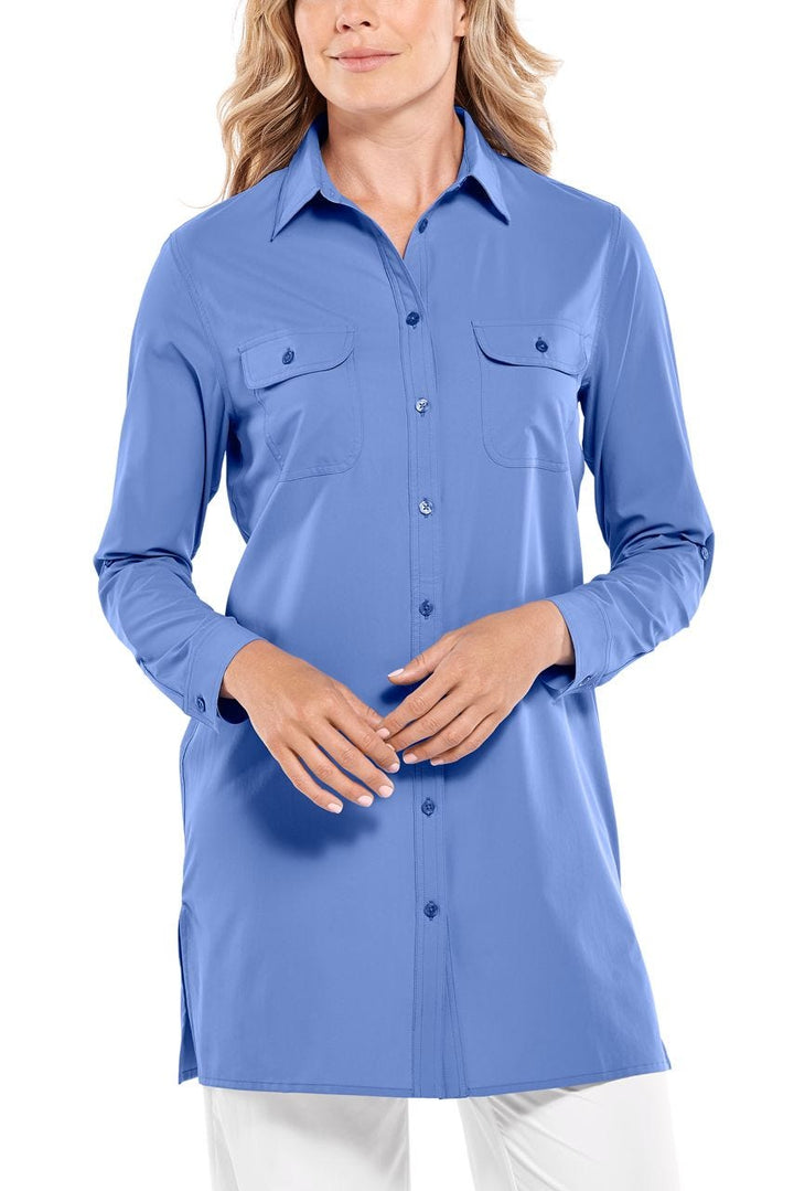 Women's Santorini Tunic Shirt | Aura Blue