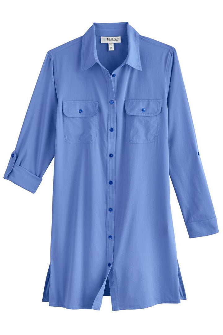 Women's Santorini Tunic Shirt | Aura Blue