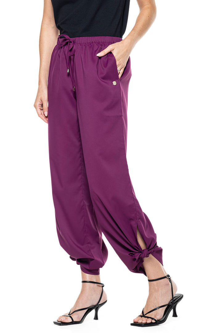 Women's Petra Wide Leg Pants | Rich Plum