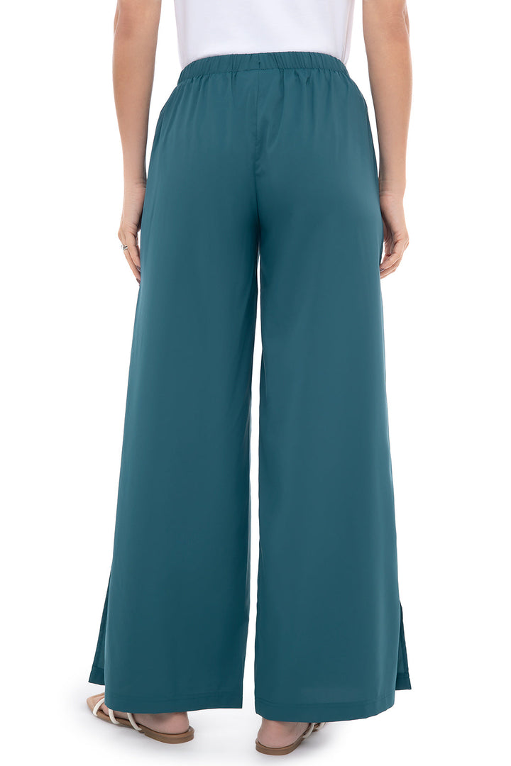 Women's Petra Wide Leg Pants | Midnight Green