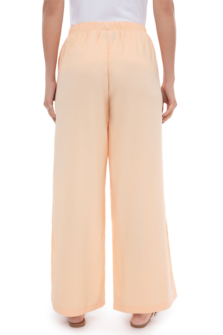 Women's Petra Wide Leg Pants | Peach Fuzz