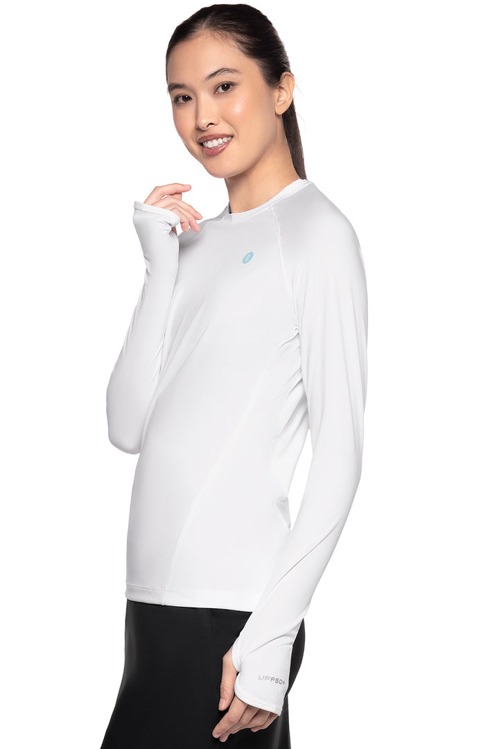 Women's Devi Long Sleeve Fitness T-Shirt | White