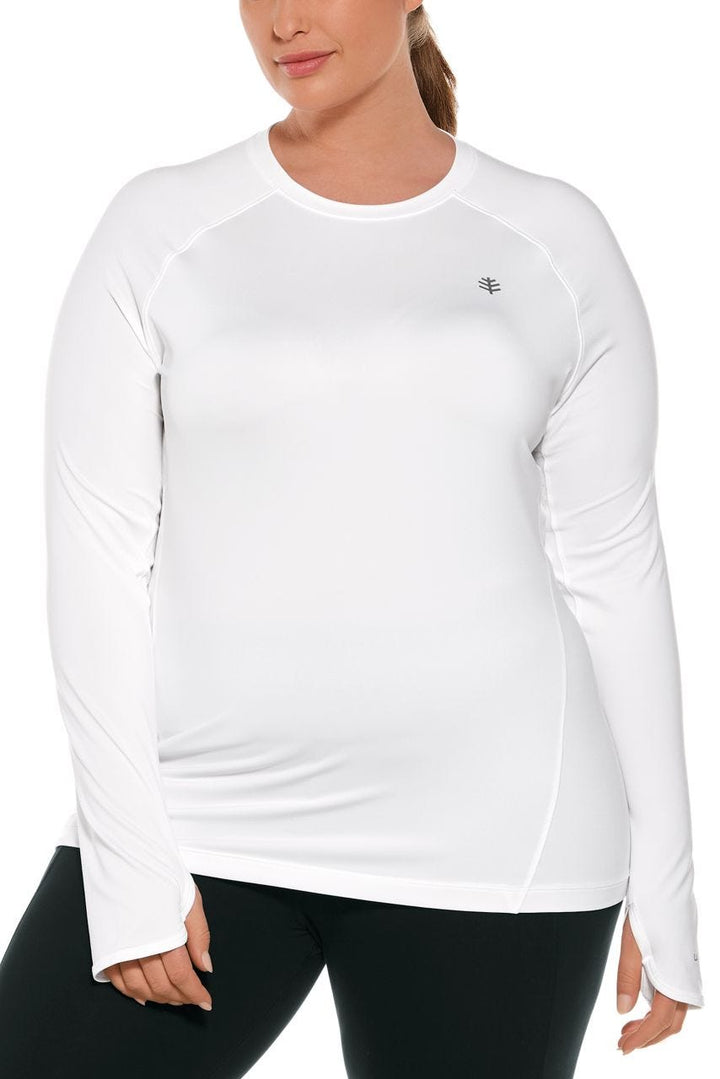 Women's Devi Long Sleeve Fitness T-Shirt | White