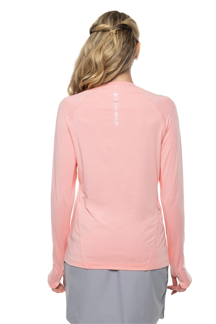 Women's Devi Long Sleeve Fitness T-Shirt | Peachy Pink