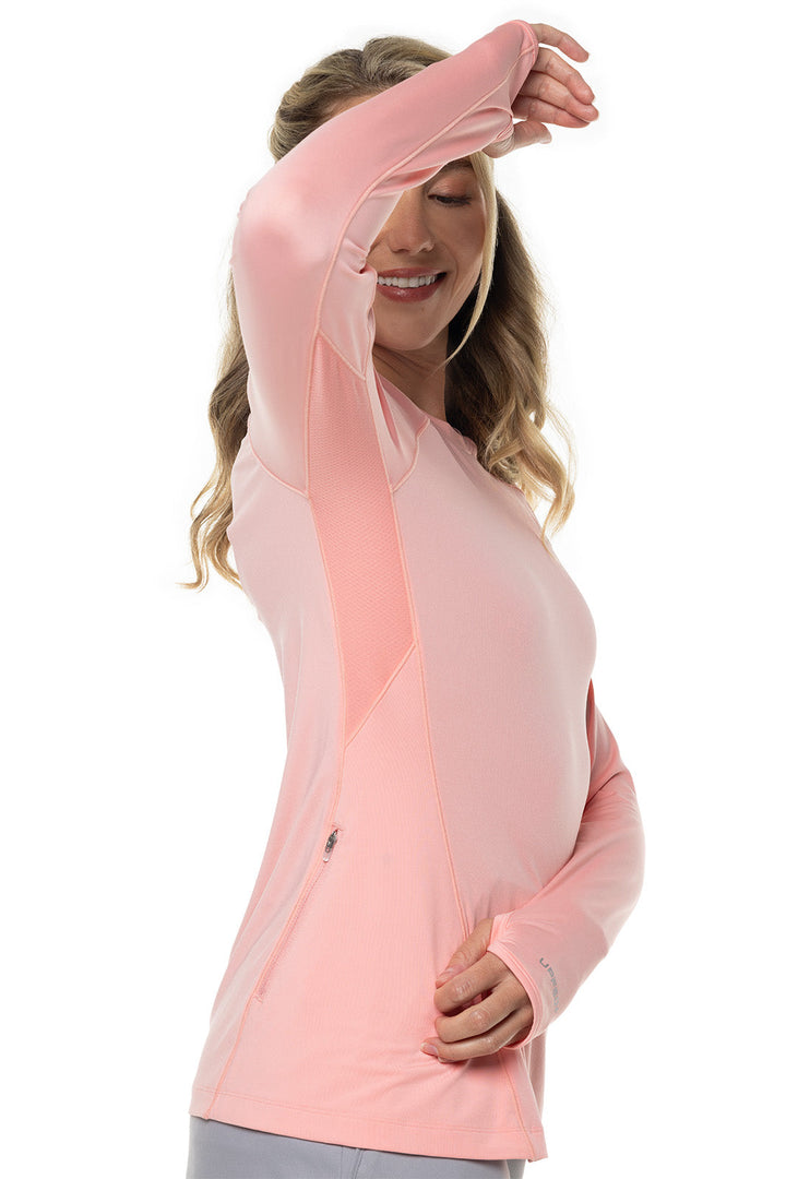 Women's Devi Long Sleeve Fitness T-Shirt | Peachy Pink