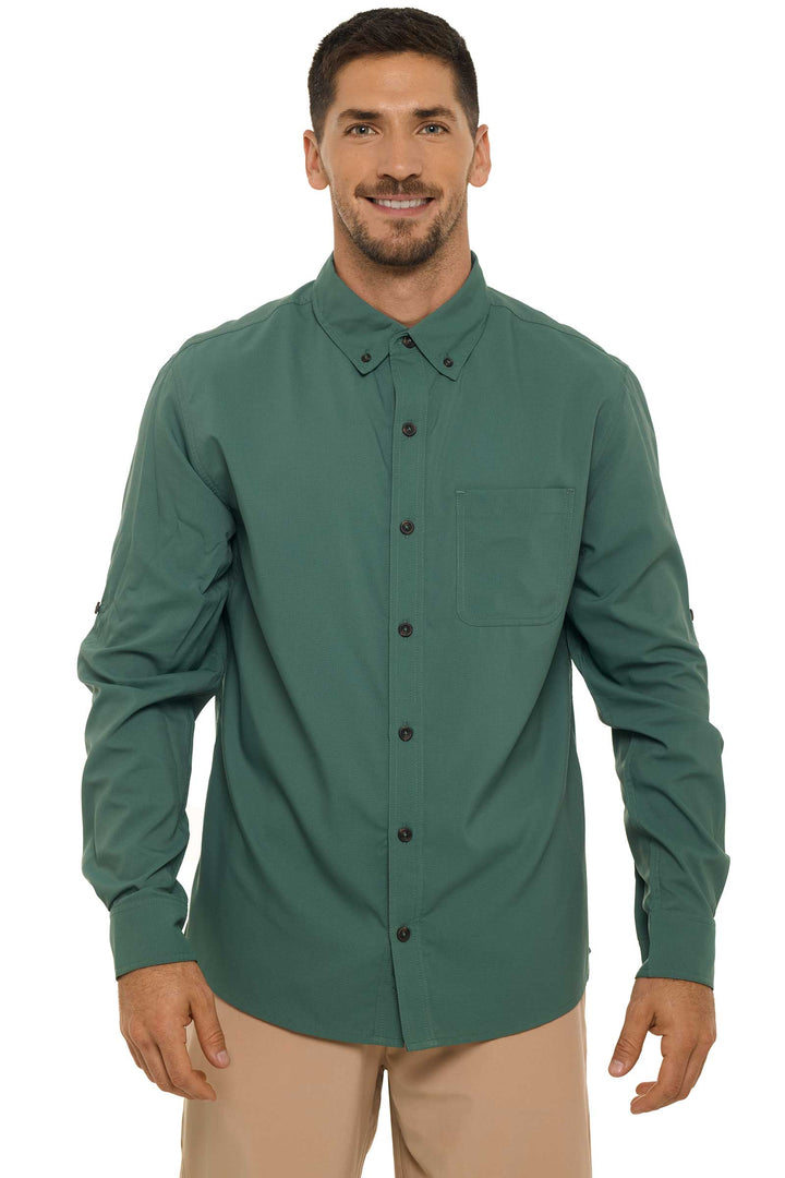 Men's Aricia Sun Shirt | Pine Green