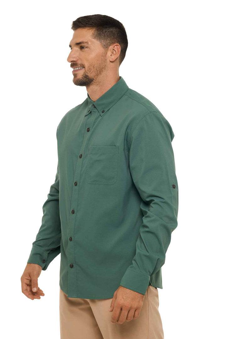 Men's Aricia Sun Shirt | Pine Green