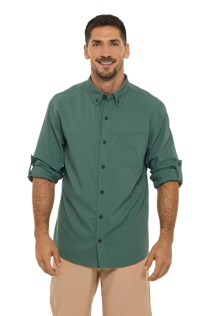 Men's Aricia Sun Shirt | Pine Green