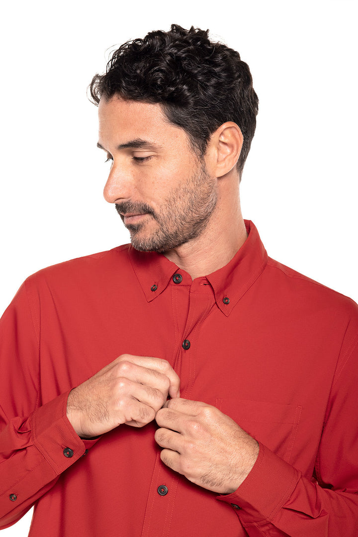 Men's Aricia Sun Shirt | Carmine Red