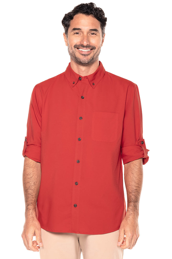 Men's Aricia Sun Shirt | Carmine Red