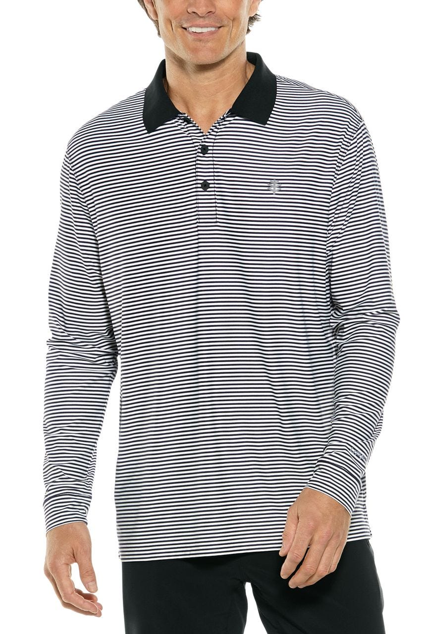 Men's Erodym Long Sleeve Golf Polo UPF 50+