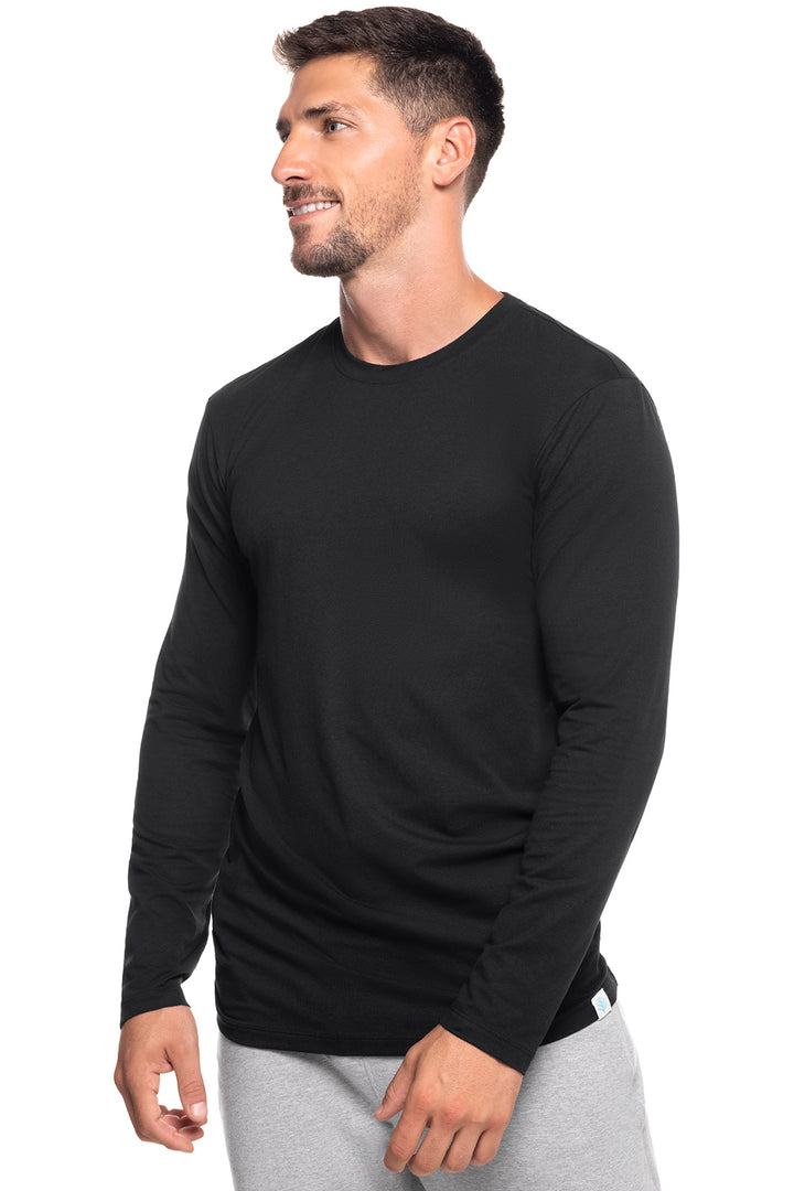 Men's Morada Everyday Long Sleeve T-Shirt | Black