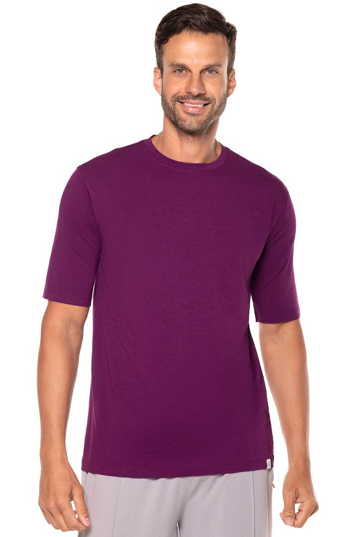 Men's Morada Everyday Short Sleeve T-Shirt | Rich Plum