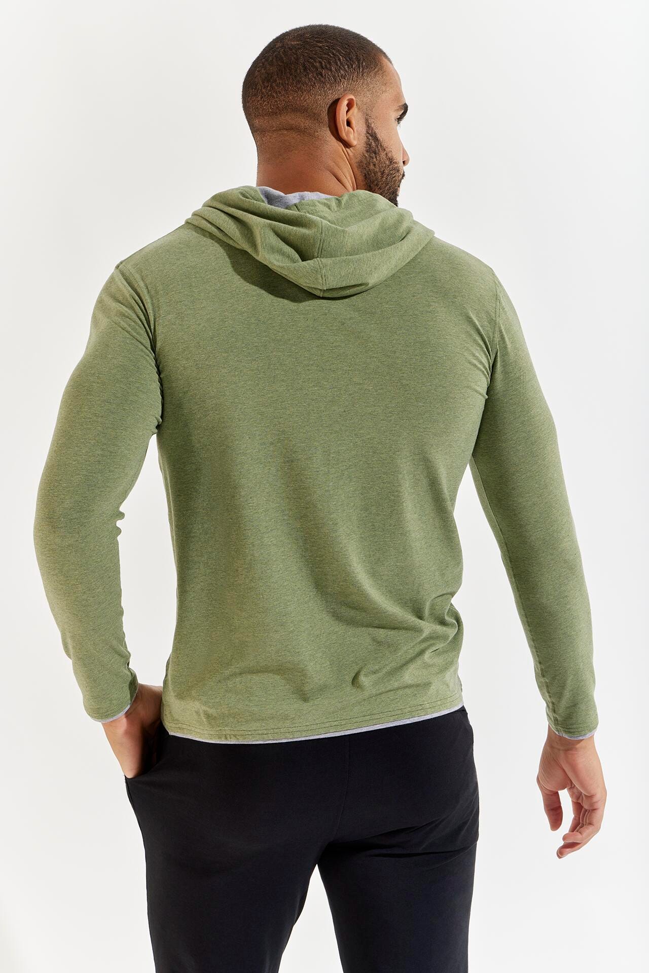 Men's Oasis Pullover Hoodie | Light Green Heather