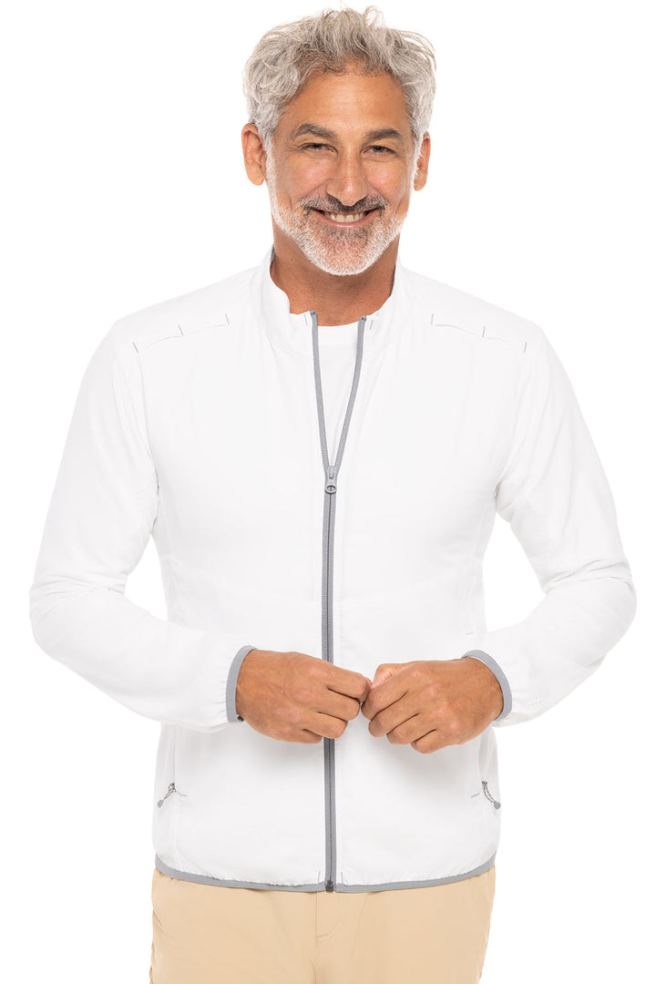 Men's Arcadian Packable Sunblock Jacket | White