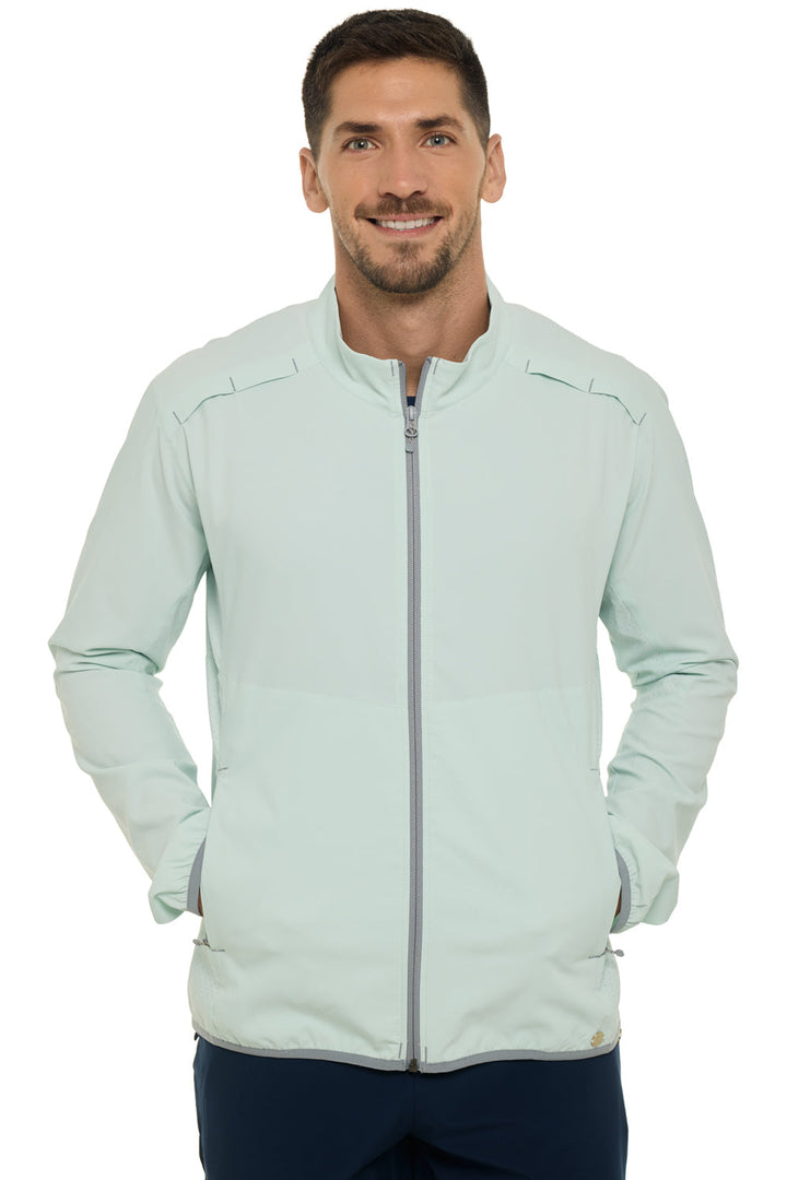 Men's Arcadian Packable Sunblock Jacket | Misty Aqua