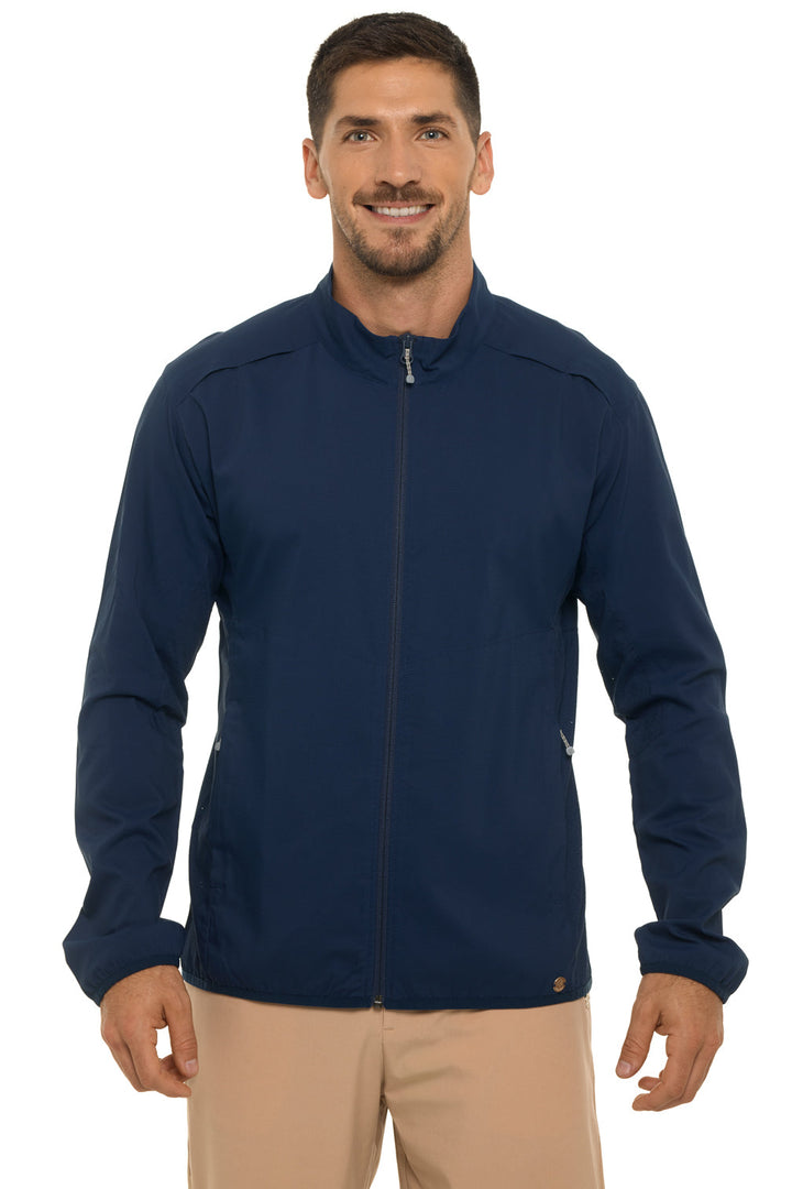 Men's Arcadian Packable Sunblock Jacket | Navy