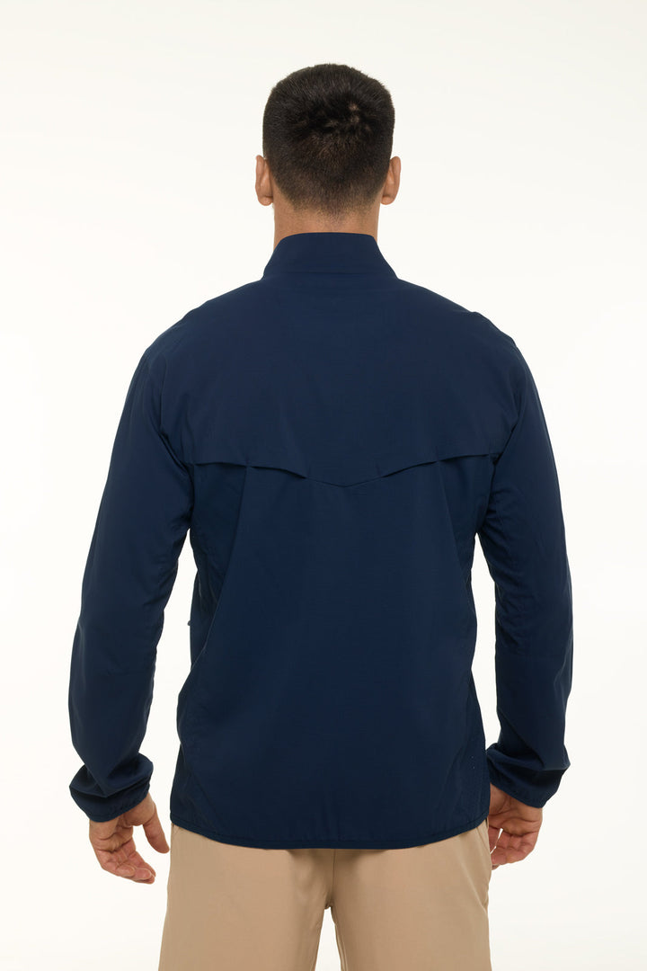 Men's Arcadian Packable Sunblock Jacket | Navy