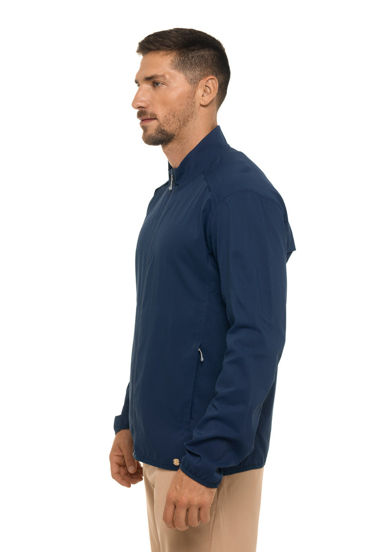 Men's Arcadian Packable Sunblock Jacket | Navy