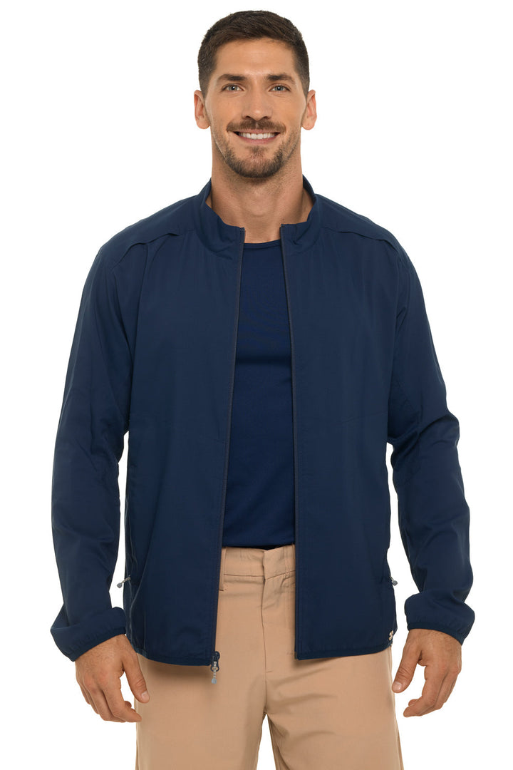 Men's Arcadian Packable Sunblock Jacket | Navy