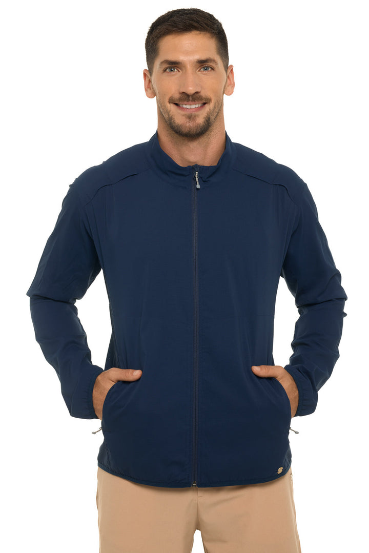 Men's Arcadian Packable Sunblock Jacket | Navy