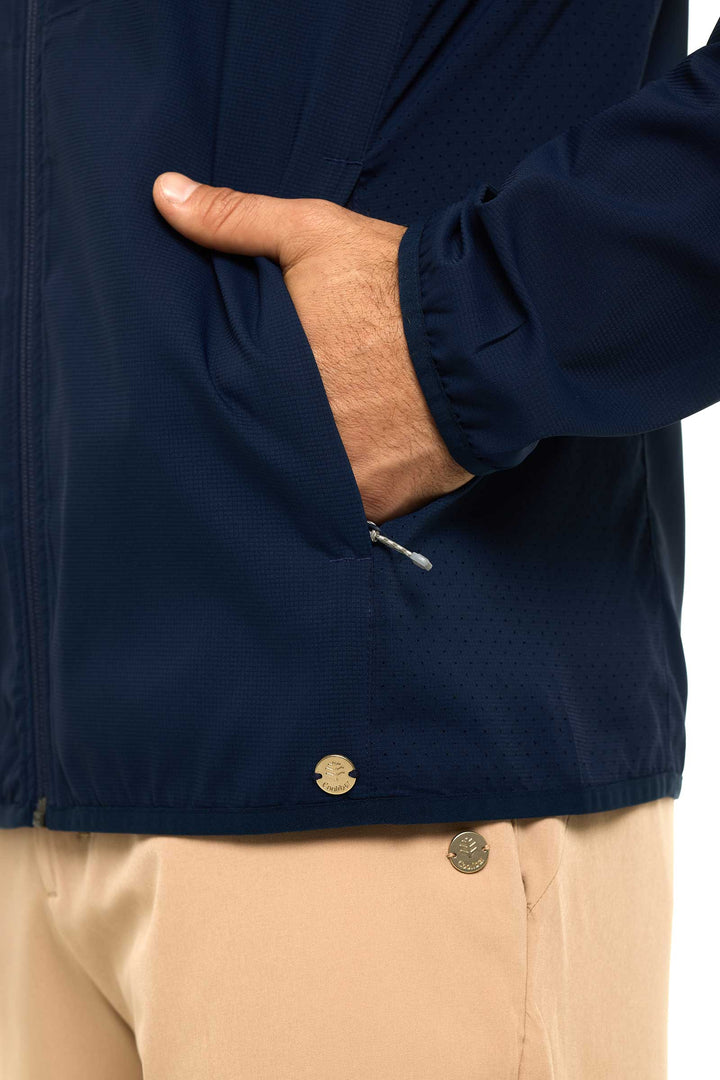 Men's Arcadian Packable Sunblock Jacket | Navy