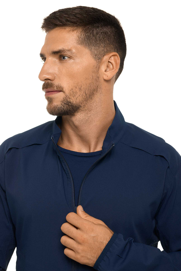 Men's Arcadian Packable Sunblock Jacket | Navy