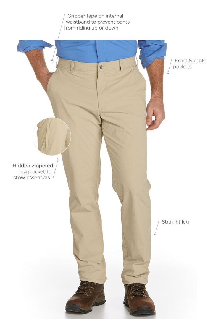 Men's Marco Summer Casual Pants | Washed Tan