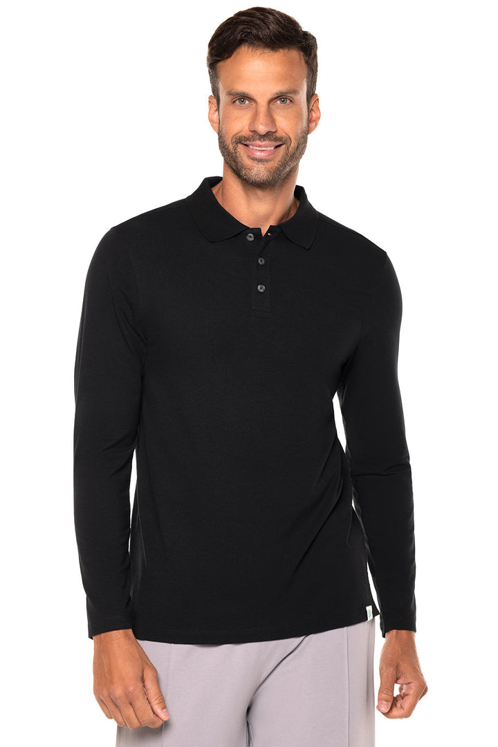 Men's Coppitt Long Sleeve Weekend Polo | Regular Parent