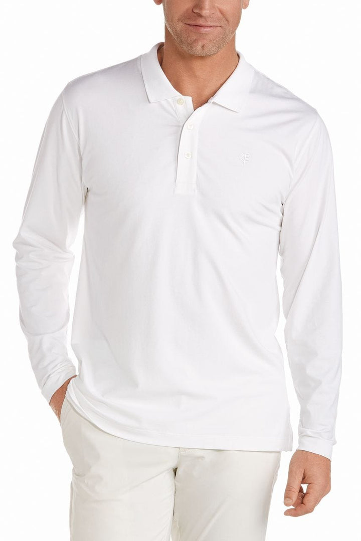 Men's Coppitt Long Sleeve Weekend Polo | Regular Parent