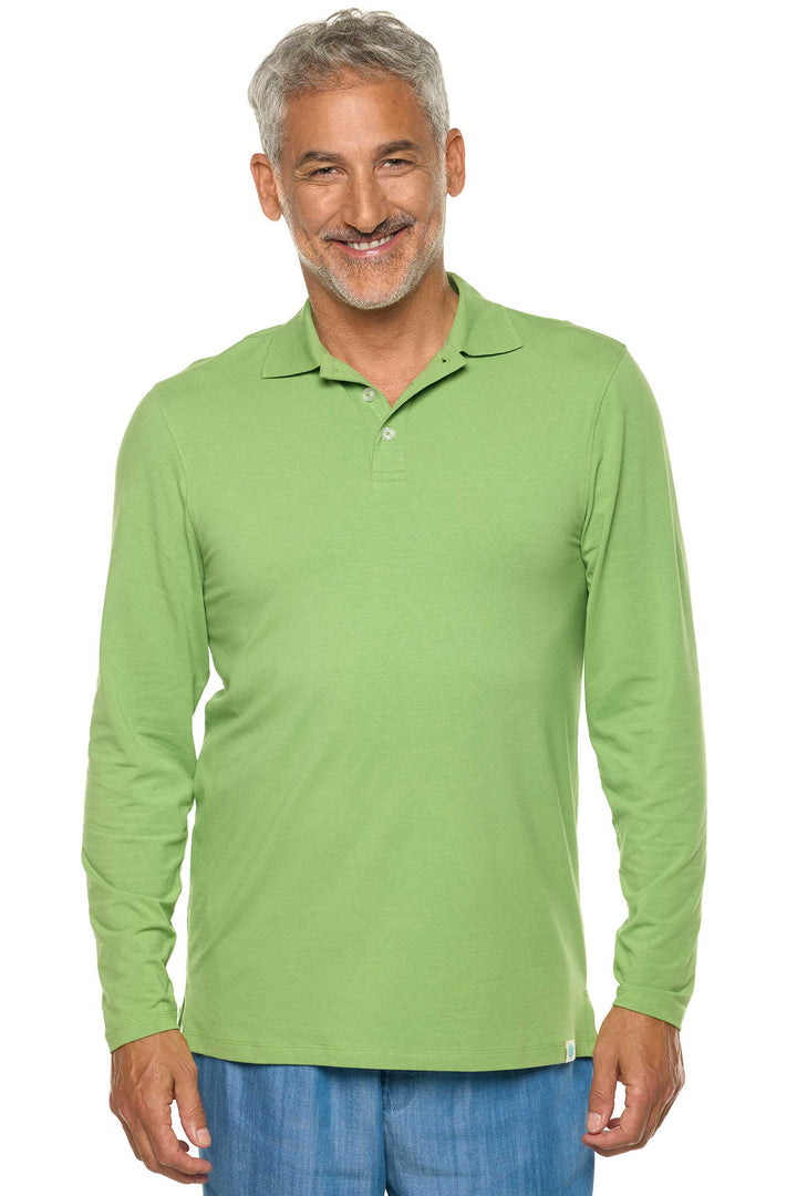 Men's Coppitt Long Sleeve Weekend Polo | Regular Parent