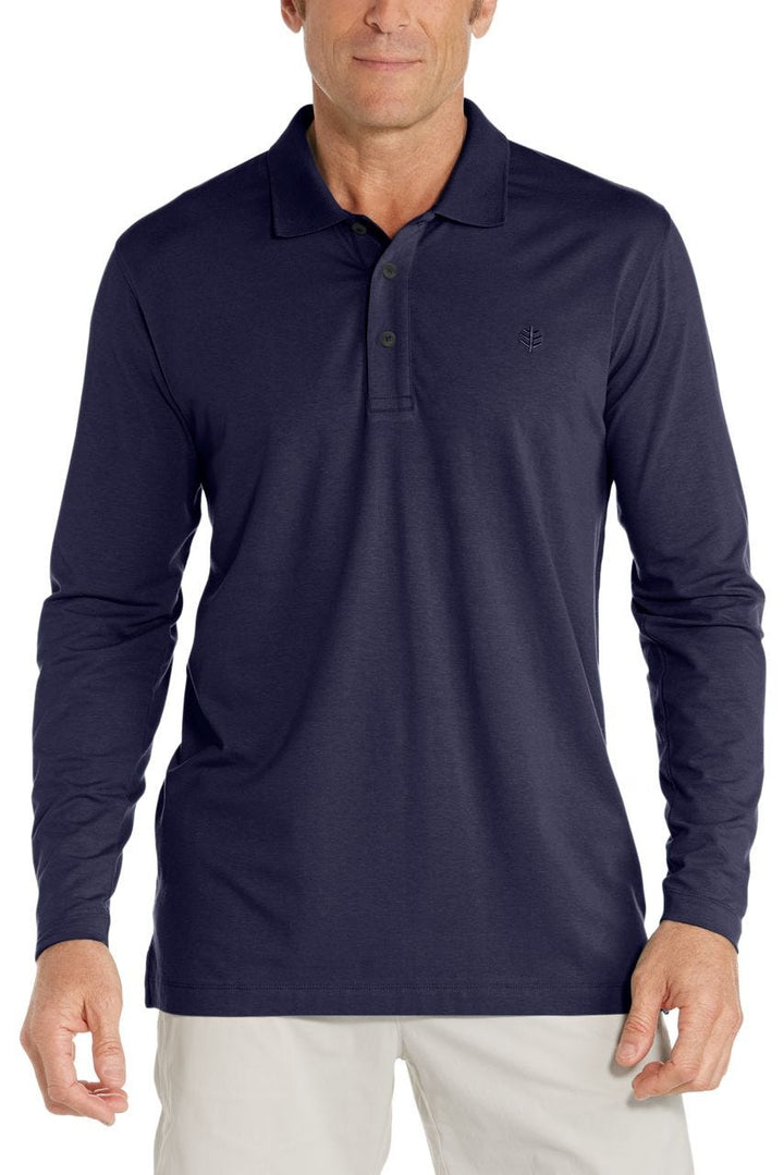 Men's Coppitt Long Sleeve Weekend Polo | Regular Parent